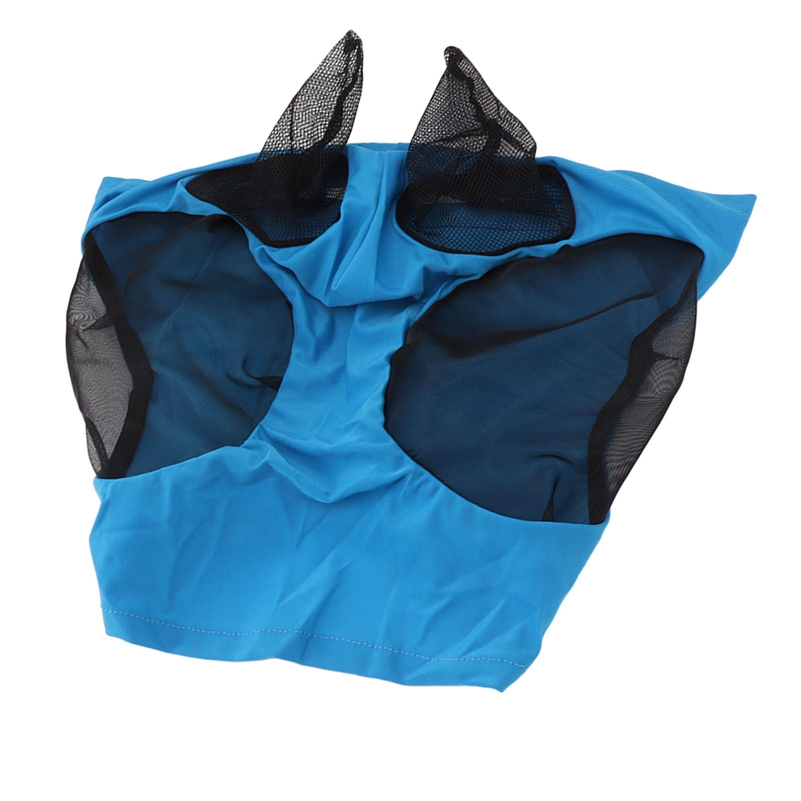 Horse Mesh Fly Mask Breathable Elastic Horse Face Mask with Ears Protection Riding Equestrian Equipment Blue V1294-YM0521-3111230022813
