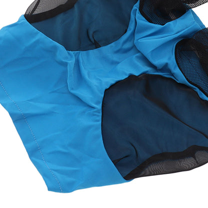 Horse Mesh Fly Mask Breathable Elastic Horse Face Mask with Ears Protection Riding Equestrian Equipment Blue V1294-YM0521-3111230022813