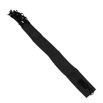 Horse Tail Protection Bag Non Woven Fabric Horsetail Guard with Fringe Hook and Loop Design Black V1294-YM0521-3111230023014