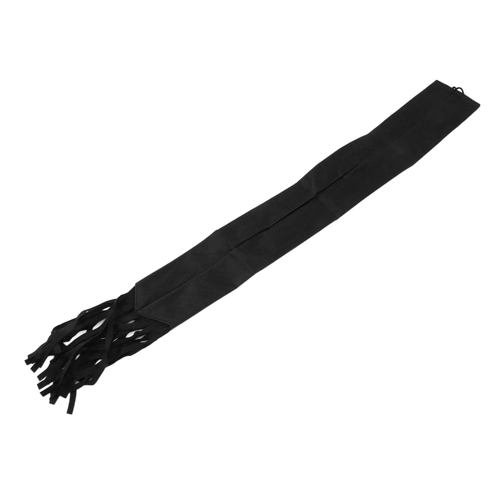 Horse Tail Protection Bag Non Woven Fabric Horsetail Guard with Fringe Hook and Loop Design Black V1294-YM0521-3111230023014