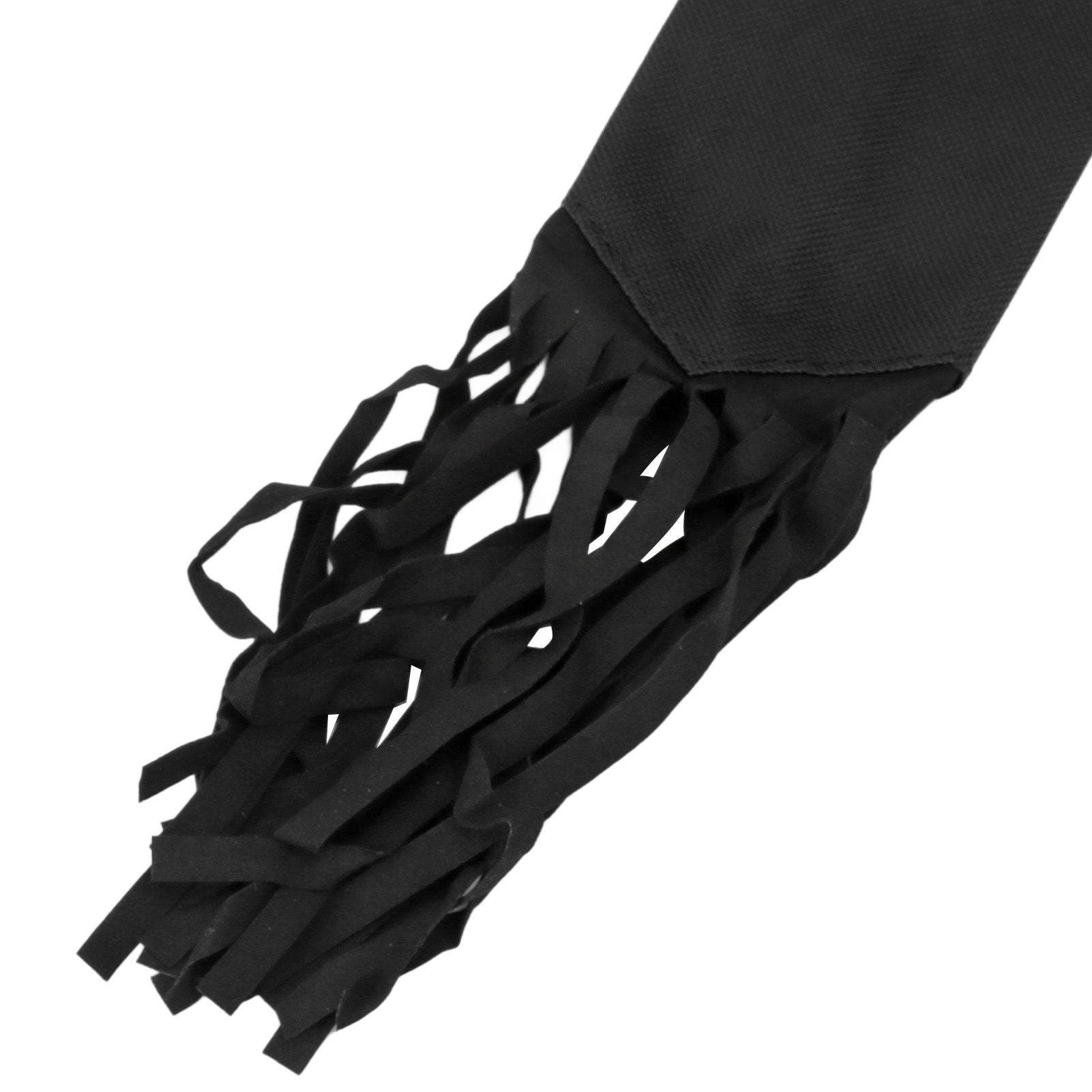 Horse Tail Protection Bag Non Woven Fabric Horsetail Guard with Fringe Hook and Loop Design Black V1294-YM0521-3111230023014