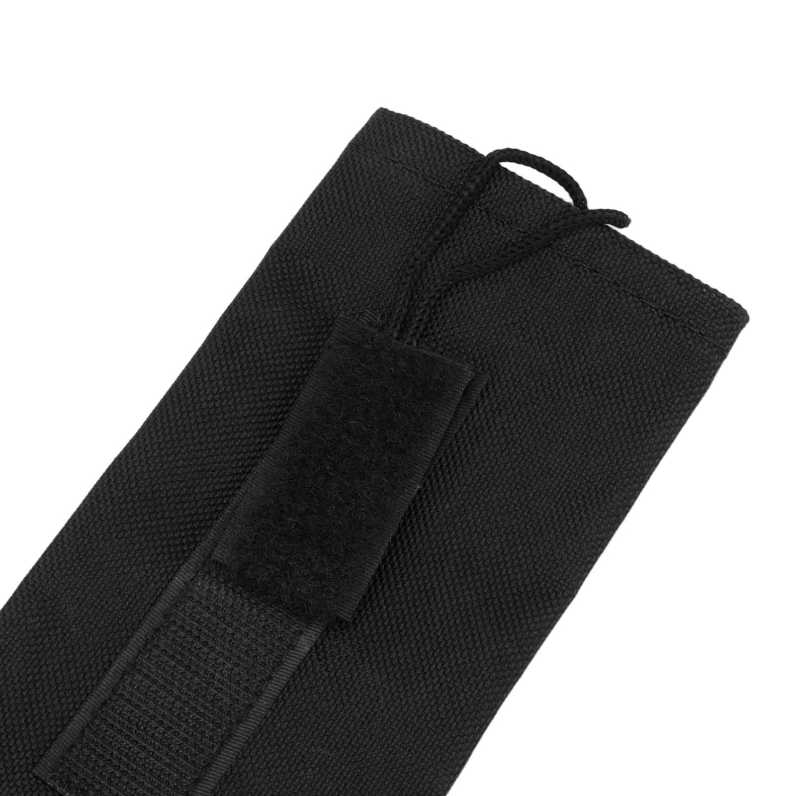 Horse Tail Protection Bag Non Woven Fabric Horsetail Guard with Fringe Hook and Loop Design Black V1294-YM0521-3111230023014