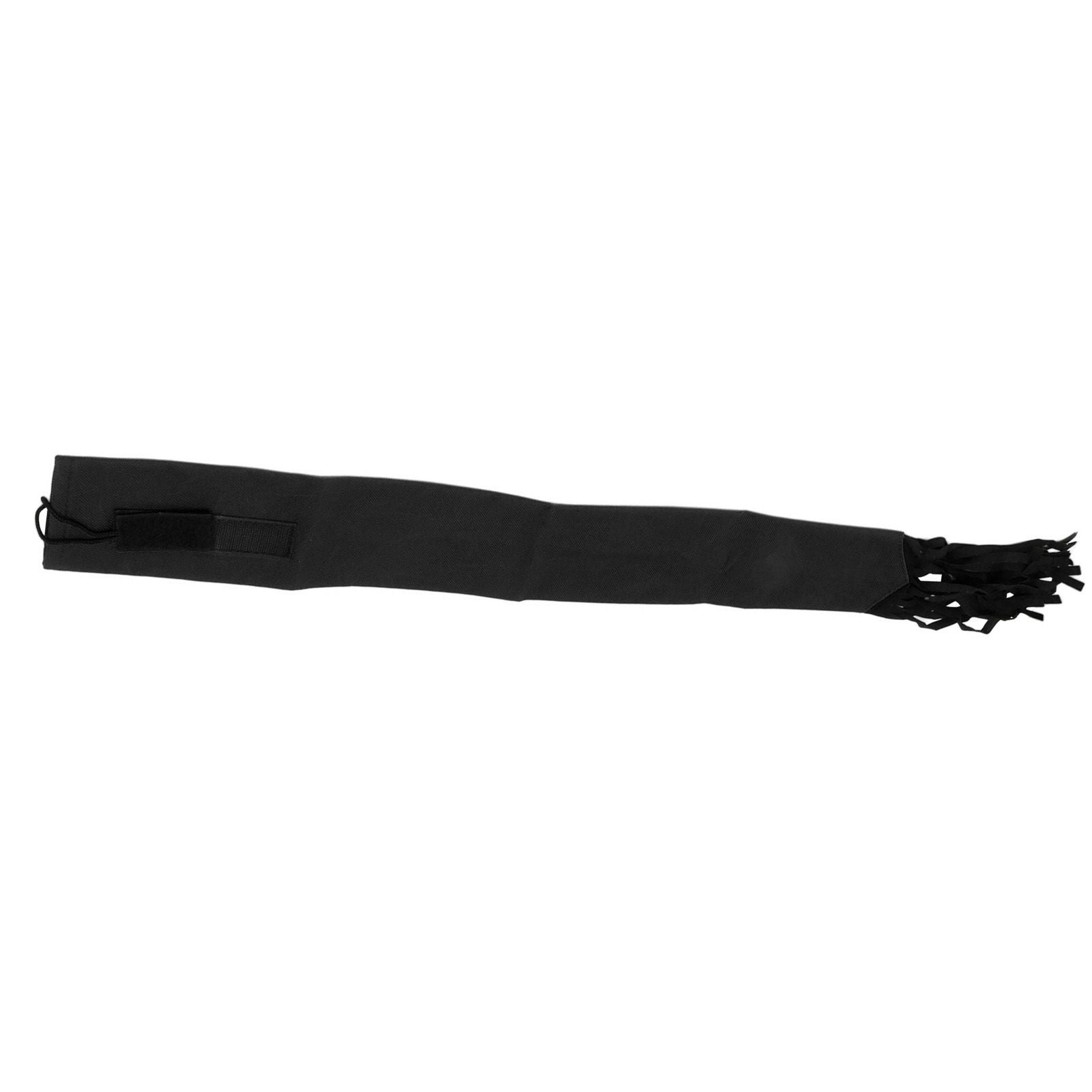 Horse Tail Protection Bag Non Woven Fabric Horsetail Guard with Fringe Hook and Loop Design Black V1294-YM0521-3111230023014