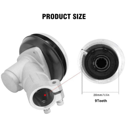 Universal Trimmer Head Aluminum Alloy Stable Incisive 9T Lawn Mower Trimmer Head V1294-YM0521-3111230023511