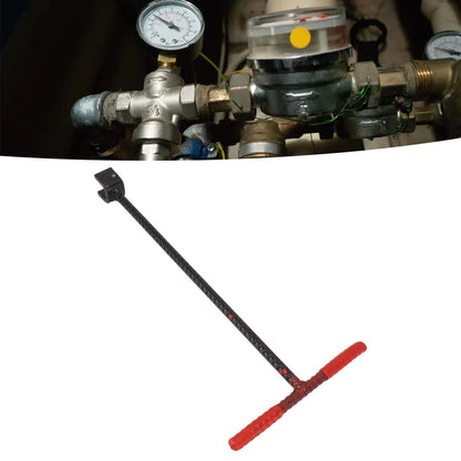 41x20cm Water Meter Key Steel T Handle Curb Key with 4 Way Multi Functional Utilities Key V1294-YM0521-3111230026511
