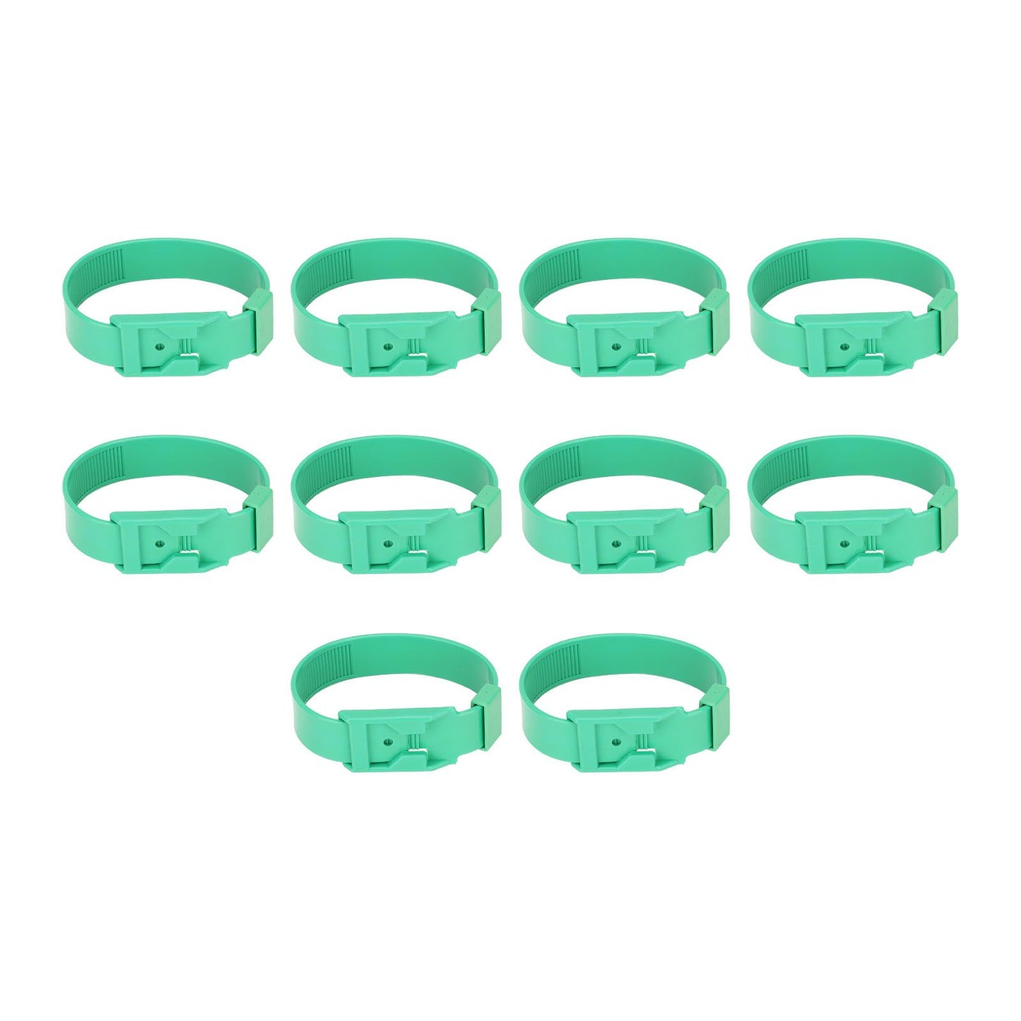 10Pcs Goat Collar Sheep Identification Bands Livestock Marking Ring Farming Equipment 36cm Green V1294-YM0521-3111230027212