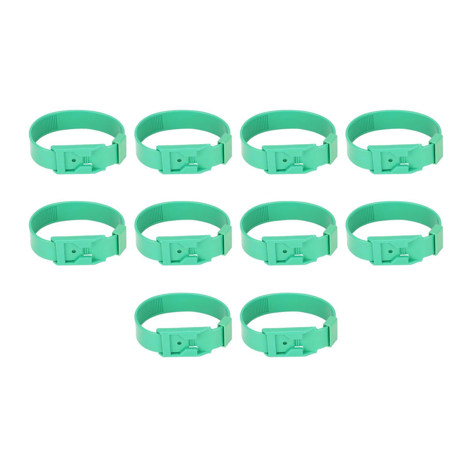 10Pcs Goat Collar Sheep Identification Bands Livestock Marking Ring Farming Equipment 36cm Green V1294-YM0521-3111230027212