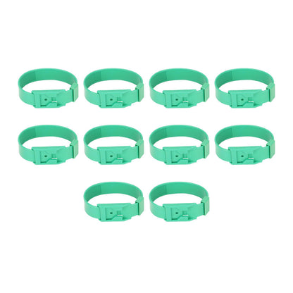 10Pcs Goat Collar Sheep Identification Bands Livestock Marking Ring Farming Equipment 36cm Green V1294-YM0521-3111230027212
