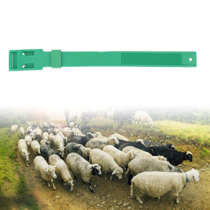 10Pcs Goat Collar Sheep Identification Bands Livestock Marking Ring Farming Equipment 36cm Green V1294-YM0521-3111230027212