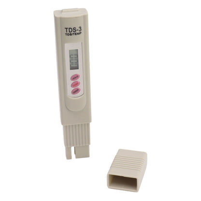 Portable Gray Water Quality Tester Meter 3 Button Digital Display Water Quality TDS Test Pen for Aquarium V1294-YM0521-3111230032611
