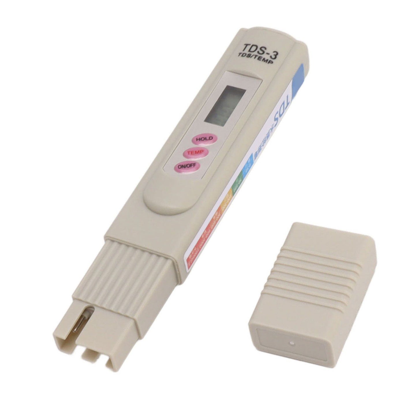 Portable Gray Water Quality Tester Meter 3 Button Digital Display Water Quality TDS Test Pen for Aquarium V1294-YM0521-3111230032611