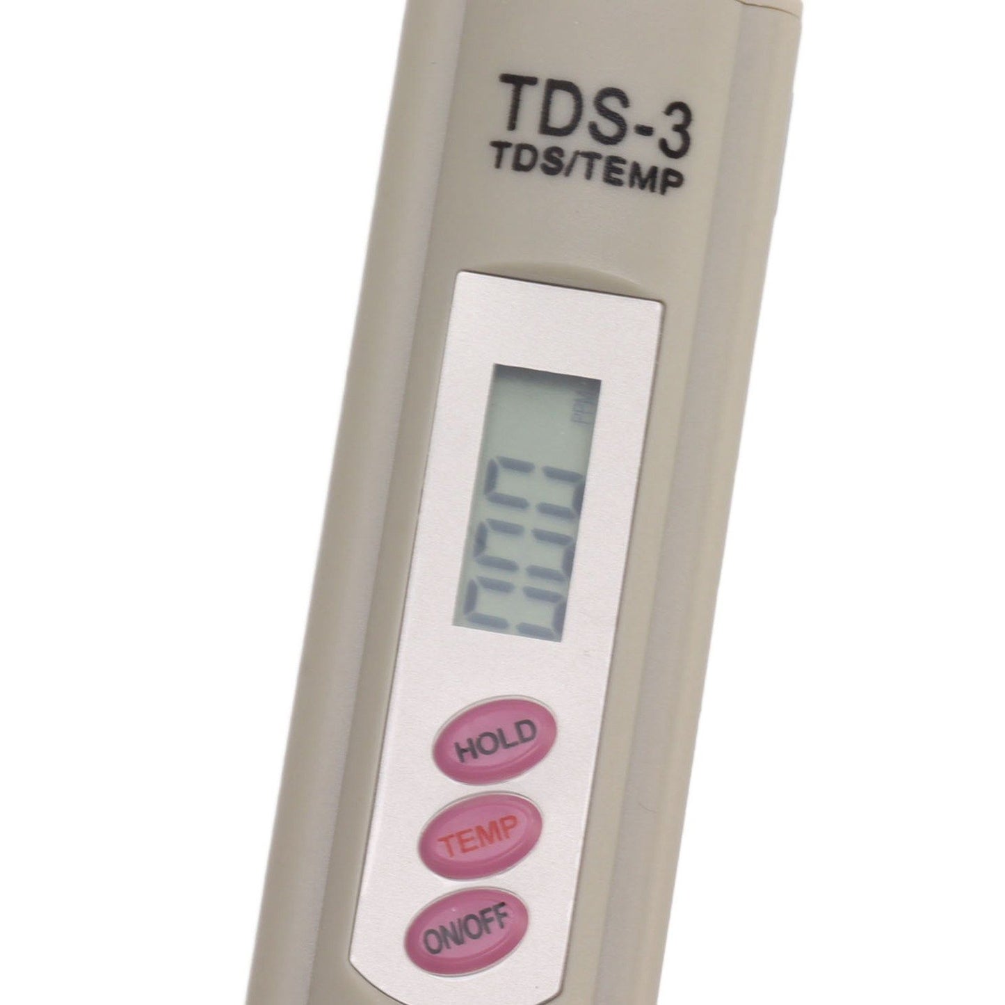 Portable Gray Water Quality Tester Meter 3 Button Digital Display Water Quality TDS Test Pen for Aquarium V1294-YM0521-3111230032611