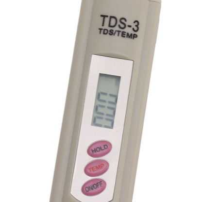 Portable Gray Water Quality Tester Meter 3 Button Digital Display Water Quality TDS Test Pen for Aquarium V1294-YM0521-3111230032611