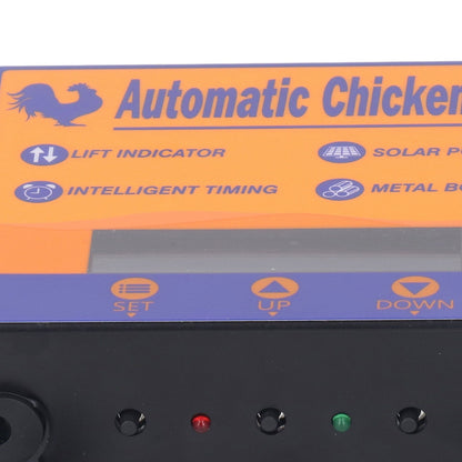 Automatic Chicken Coop Door with Time Setting Rolling Curtain Chicken Door Opener for Duck Goose V1294-YM0521-3111230034711