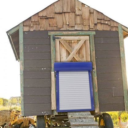 Automatic Chicken Coop Door with Time Setting Rolling Curtain Chicken Door Opener for Duck Goose V1294-YM0521-3111230034711