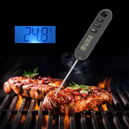 Meat Food Thermometer Instant Read Thermometer Digital Cooking Kitchen Barbecue Thermometer With Long Probe V1294-YM0521-3111230034811