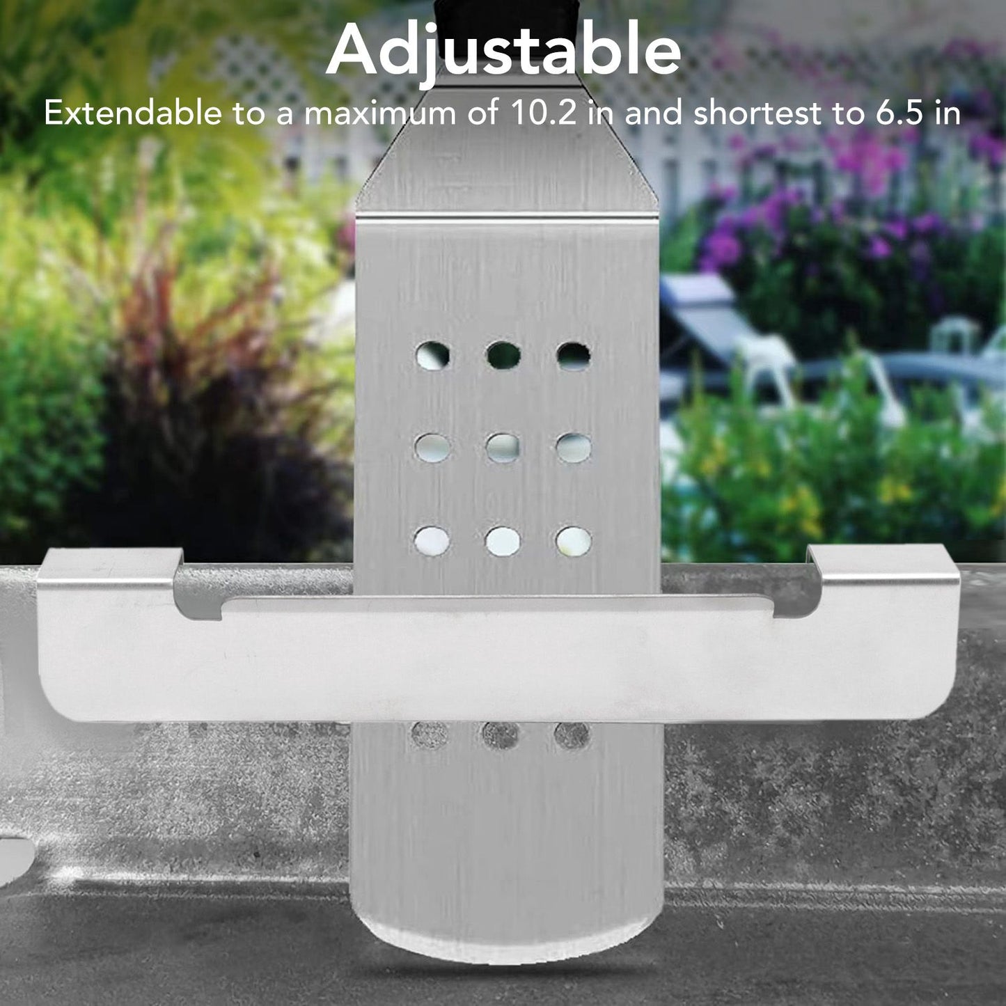 Griddle Spatula Holder Heat Resistant Stainless Steel BBQ Spatula Rack Griddle Tool Holder for Grill Barbecue V1294-YM0521-3111230038312