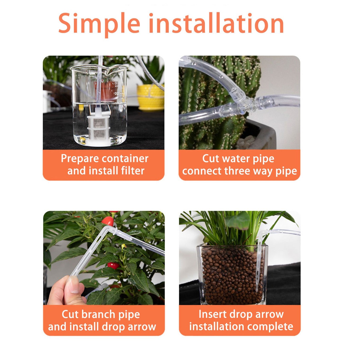 Automatic Houseplant Watering System 10 Potted Plants Drip Irrigation Kit WiFi Remote Automated Device V1294-YM0521-3111230038711