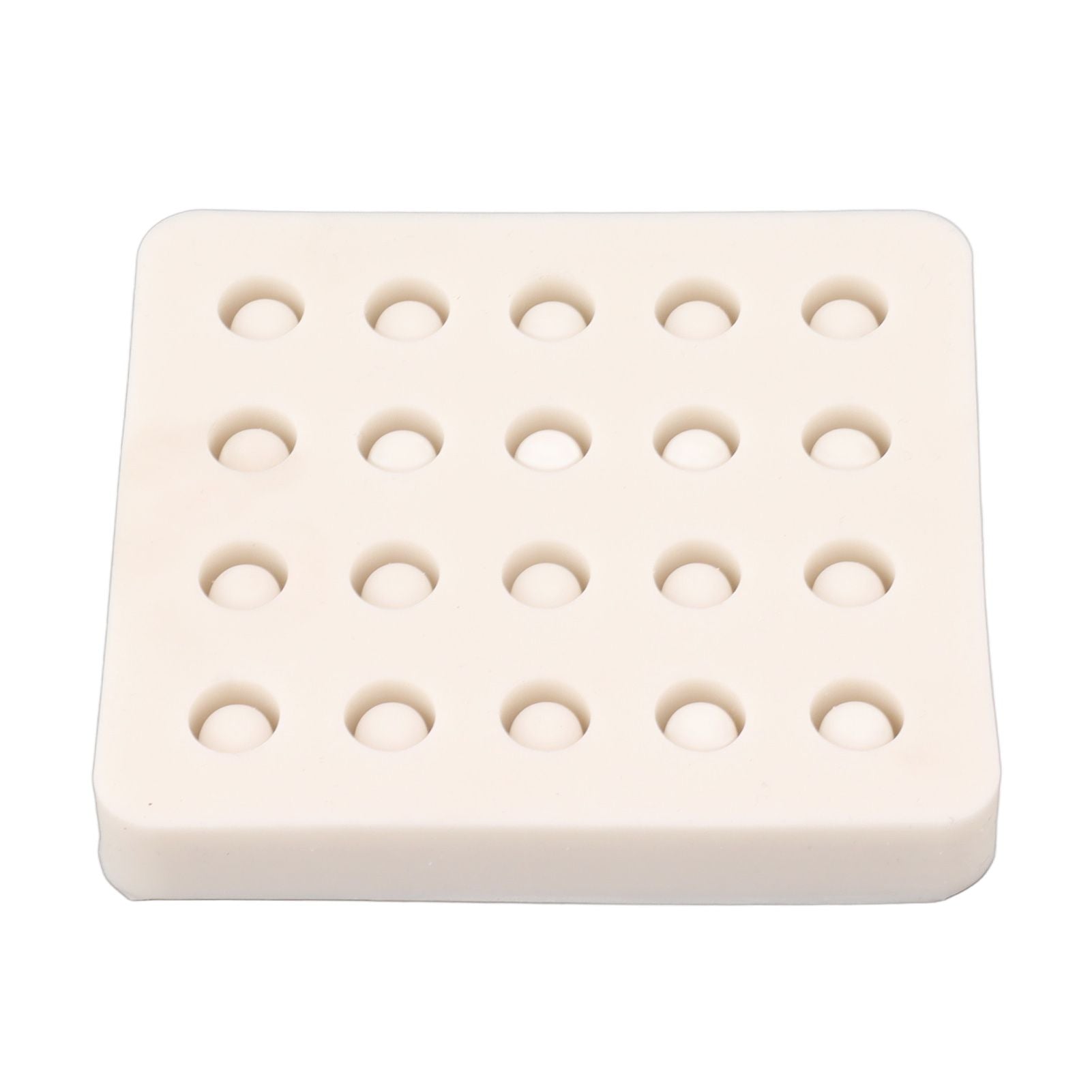 Queen Bee Rearing Mold Silicone 20 Cups Beeswax Mold Beekeeping Bee Cell Cup for Garden V1294-YM0521-3111230043511
