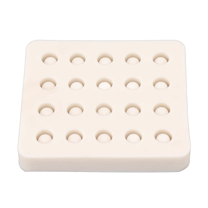 Queen Bee Rearing Mold Silicone 20 Cups Beeswax Mold Beekeeping Bee Cell Cup for Garden V1294-YM0521-3111230043511
