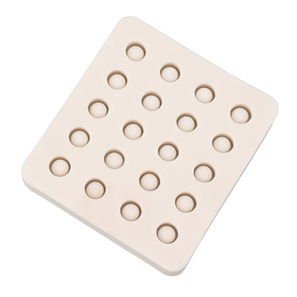 Queen Bee Rearing Mold Silicone 20 Cups Beeswax Mold Beekeeping Bee Cell Cup for Garden V1294-YM0521-3111230043511