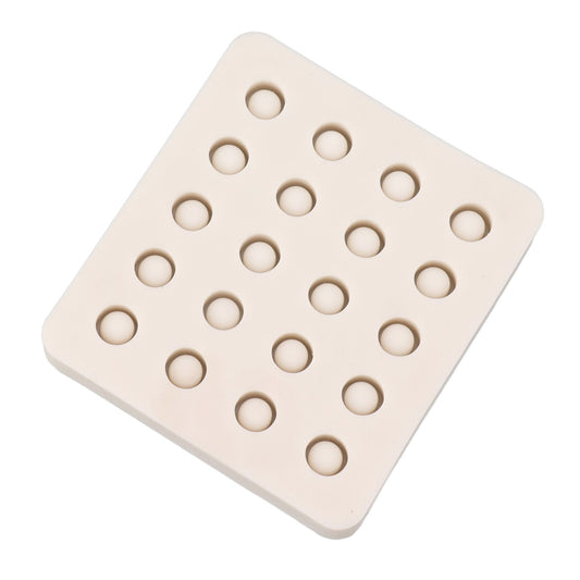 Queen Bee Rearing Mold Silicone 20 Cups Beeswax Mold Beekeeping Bee Cell Cup for Garden V1294-YM0521-3111230043511