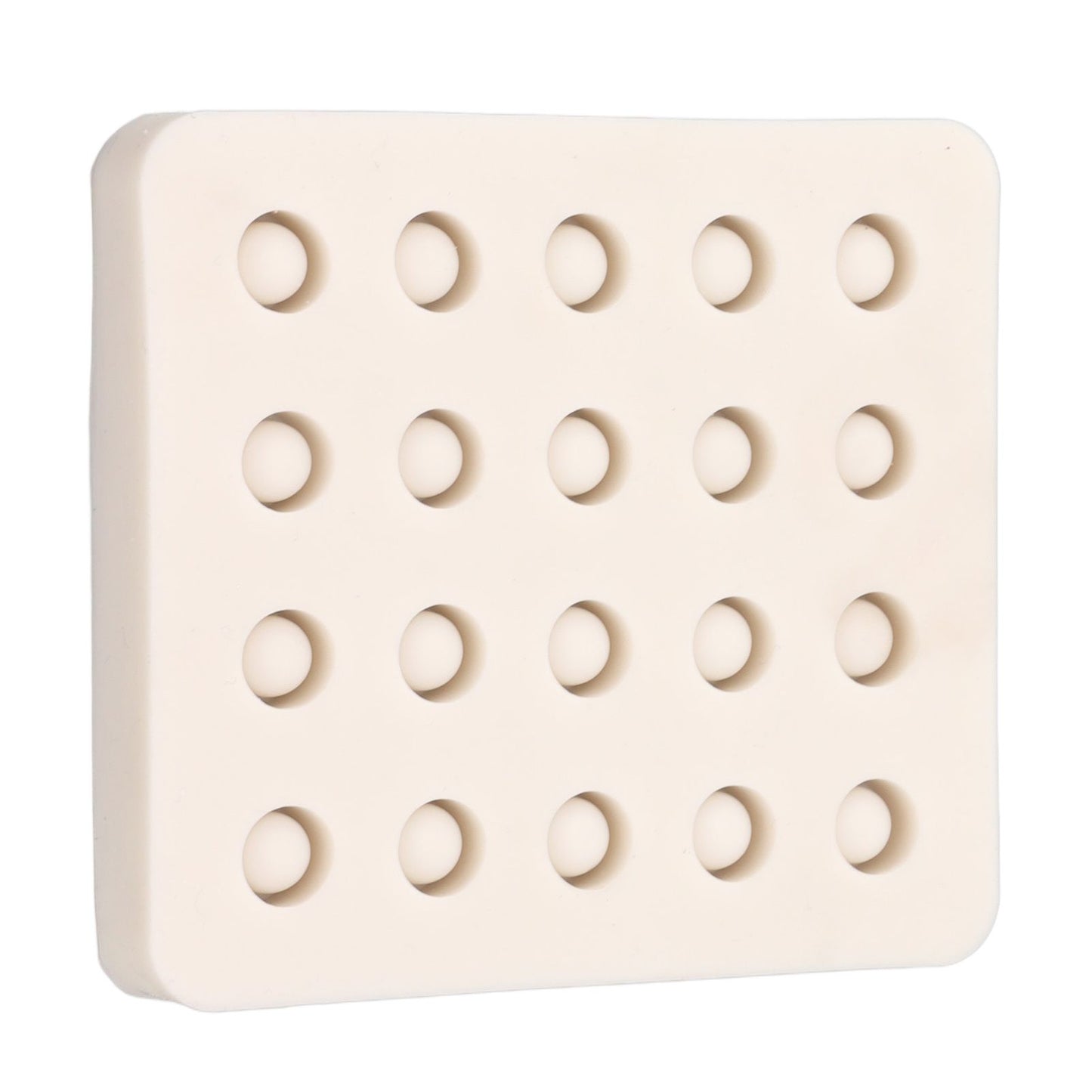 Queen Bee Rearing Mold Silicone 20 Cups Beeswax Mold Beekeeping Bee Cell Cup for Garden V1294-YM0521-3111230043511