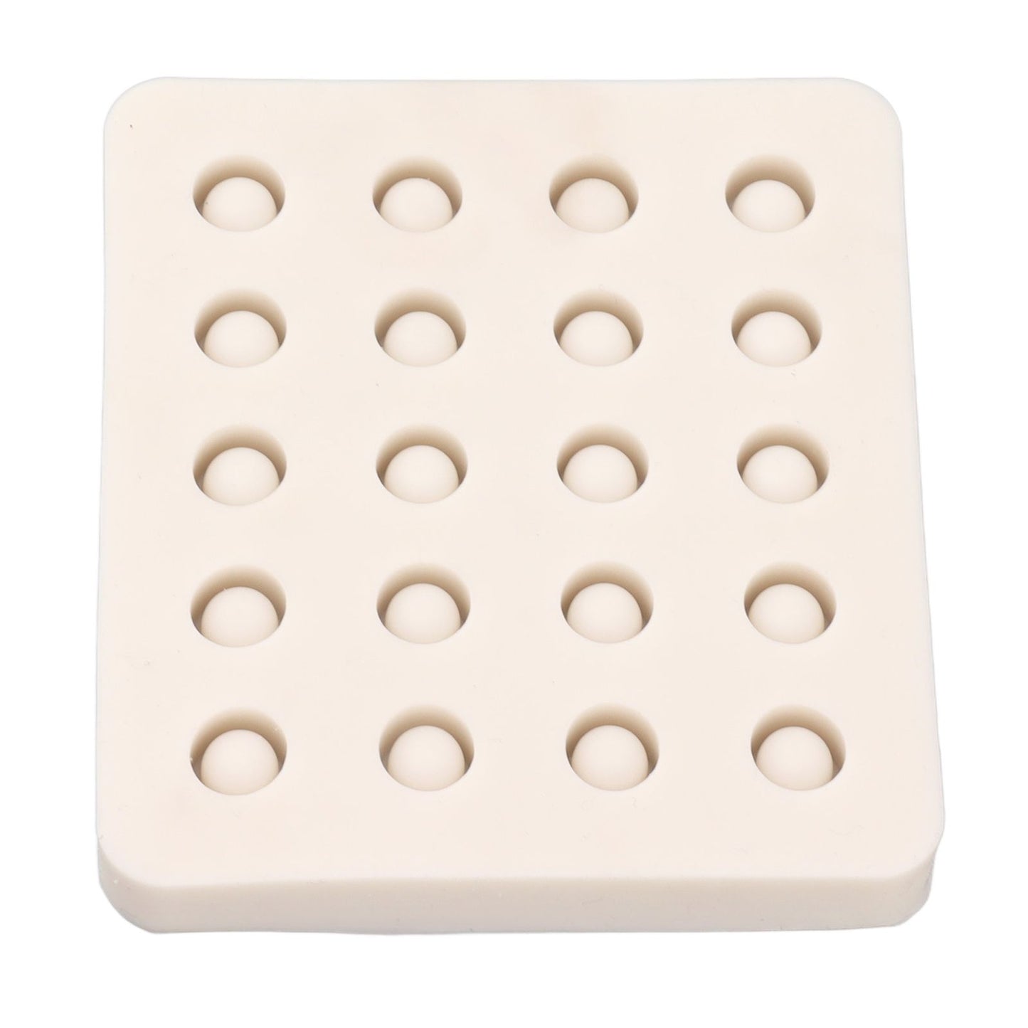Queen Bee Rearing Mold Silicone 20 Cups Beeswax Mold Beekeeping Bee Cell Cup for Garden V1294-YM0521-3111230043511