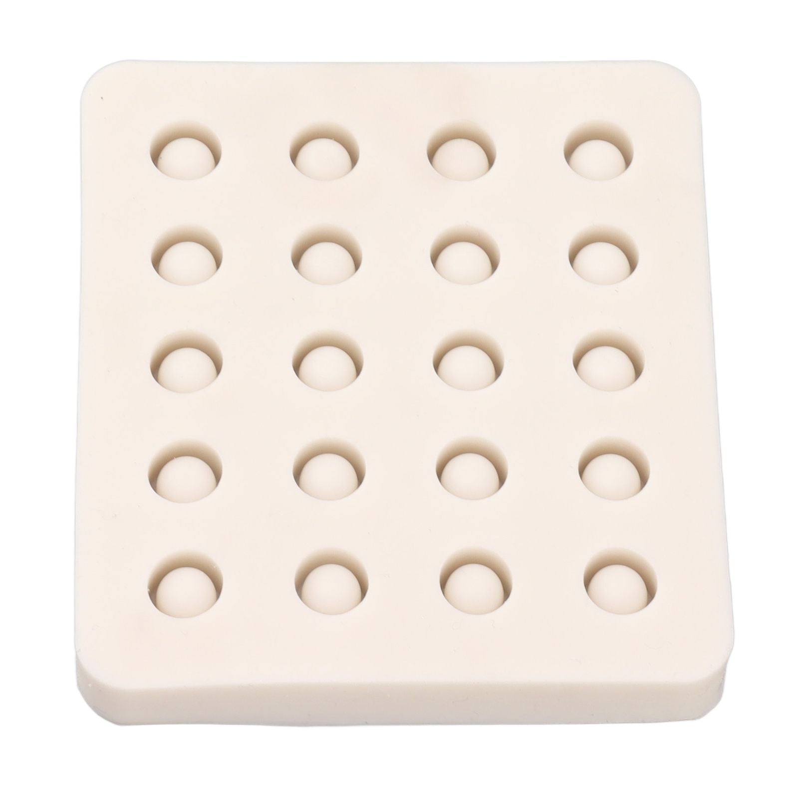 Queen Bee Rearing Mold Silicone 20 Cups Beeswax Mold Beekeeping Bee Cell Cup for Garden V1294-YM0521-3111230043511