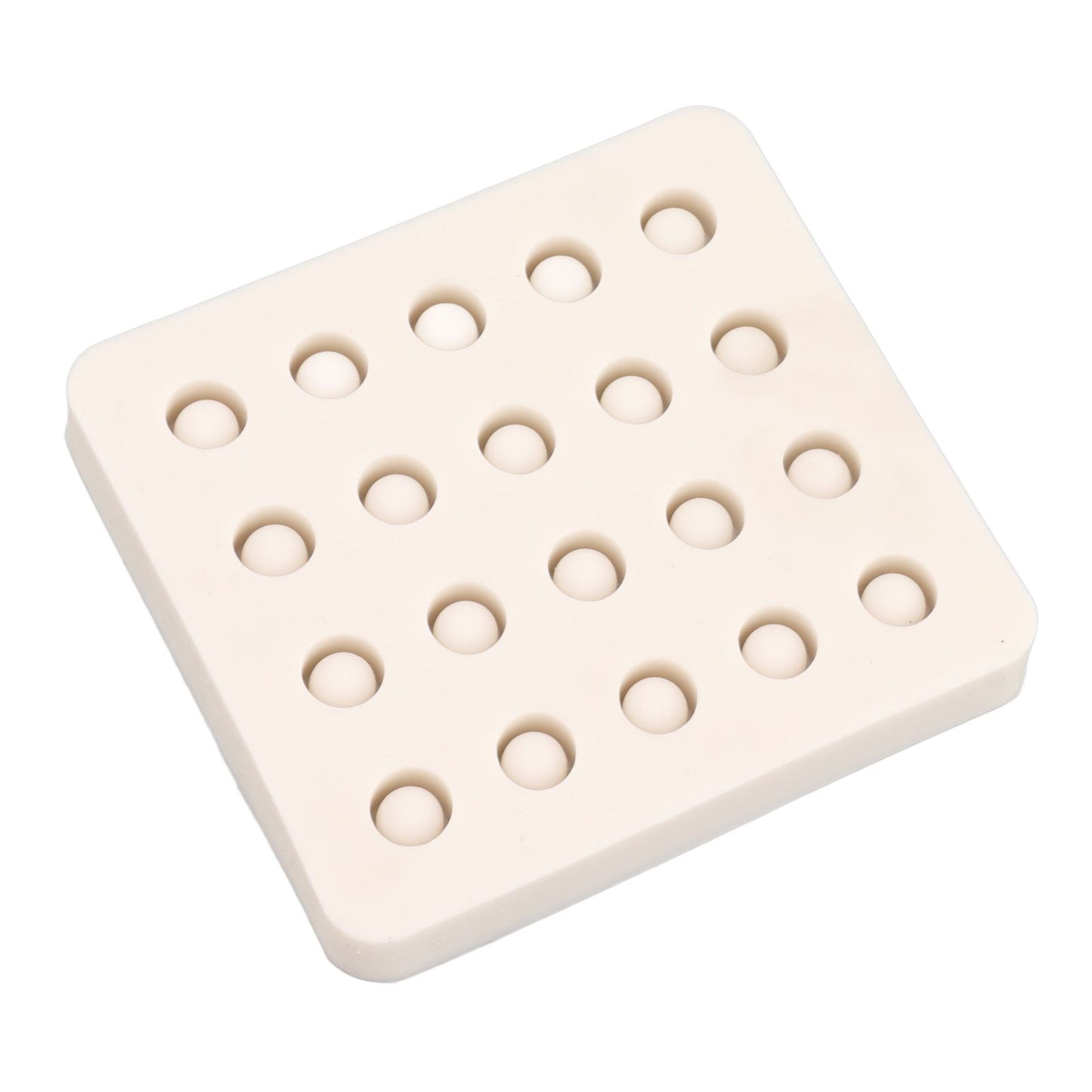 Queen Bee Rearing Mold Silicone 20 Cups Beeswax Mold Beekeeping Bee Cell Cup for Garden V1294-YM0521-3111230043511