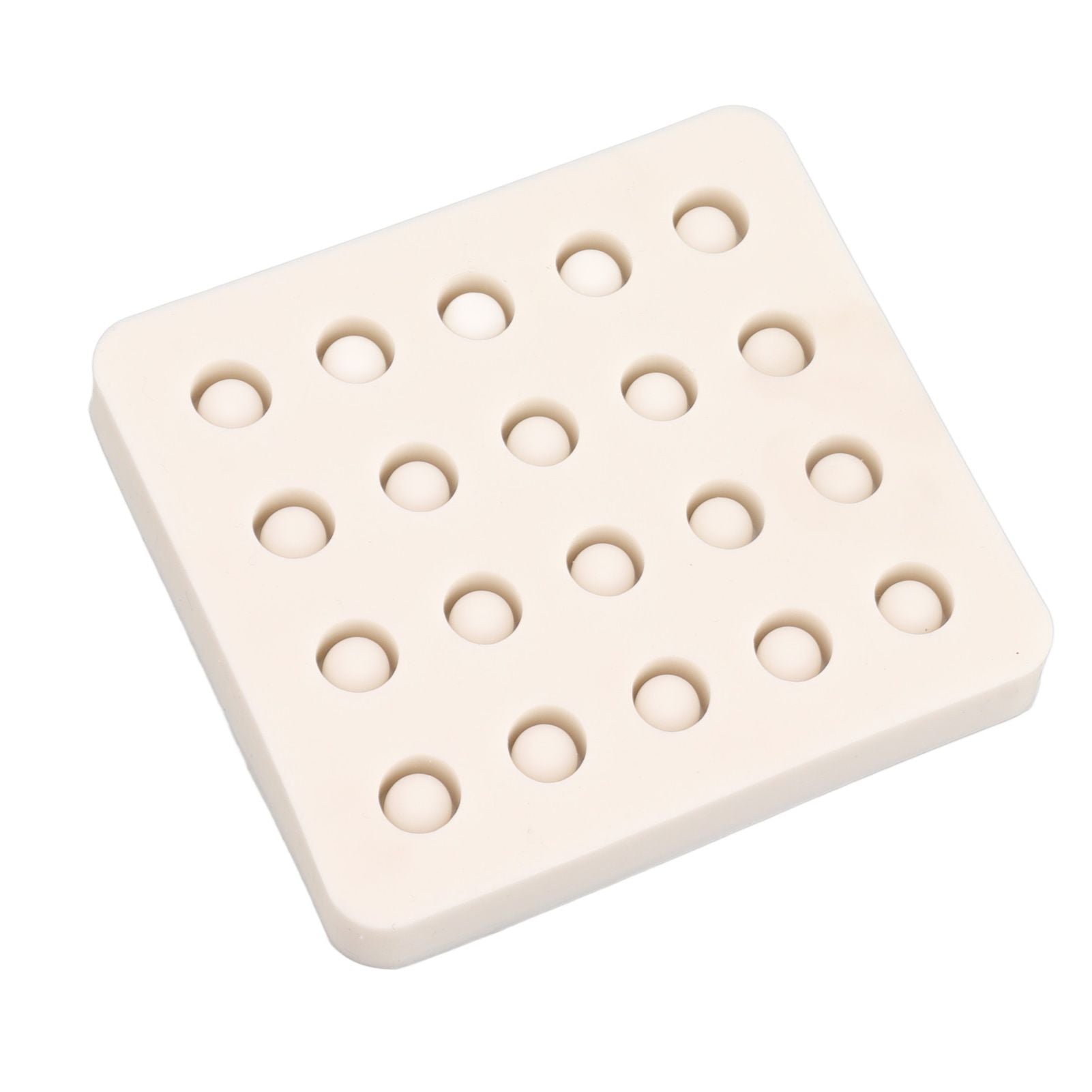 Queen Bee Rearing Mold Silicone 20 Cups Beeswax Mold Beekeeping Bee Cell Cup for Garden V1294-YM0521-3111230043511