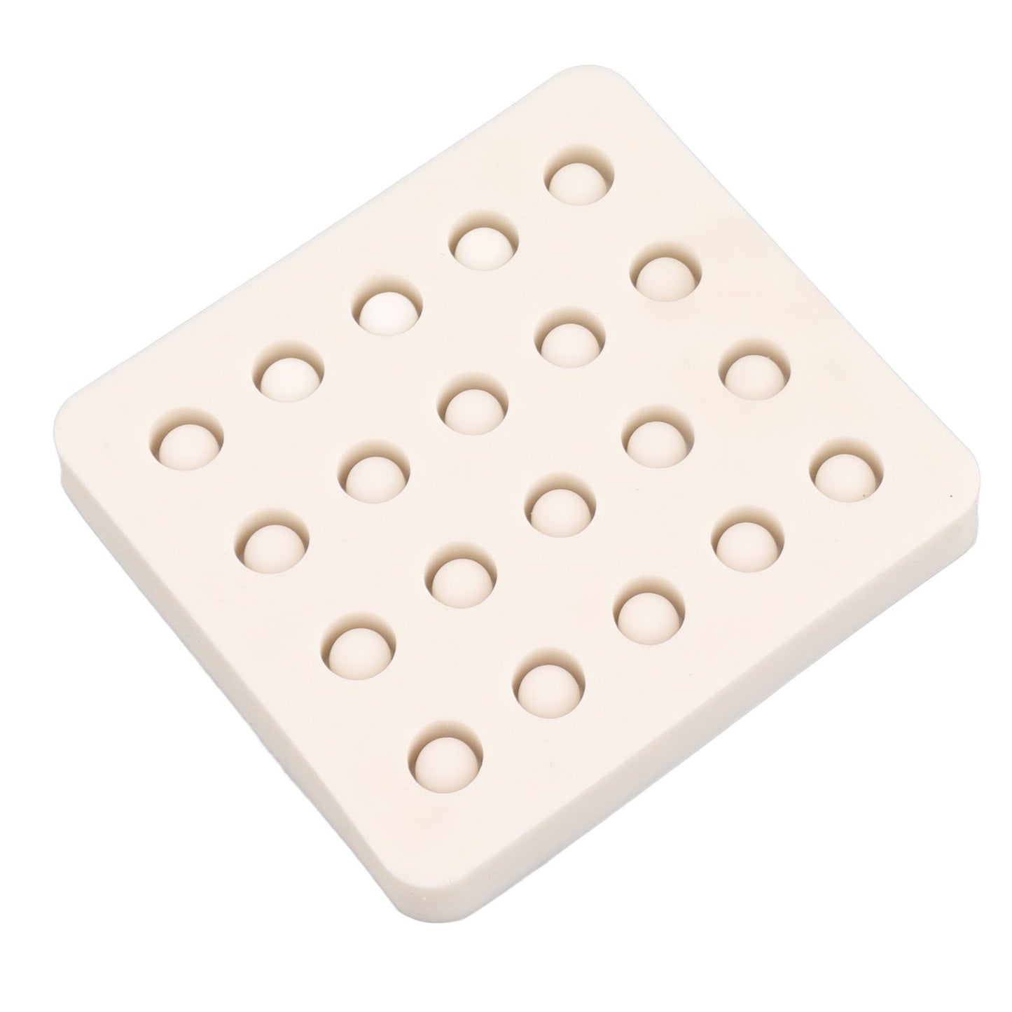 Queen Bee Rearing Mold Silicone 20 Cups Beeswax Mold Beekeeping Bee Cell Cup for Garden V1294-YM0521-3111230043511