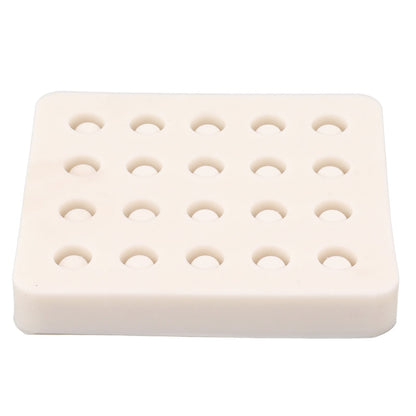 Queen Bee Rearing Mold Silicone 20 Cups Beeswax Mold Beekeeping Bee Cell Cup for Garden V1294-YM0521-3111230043511