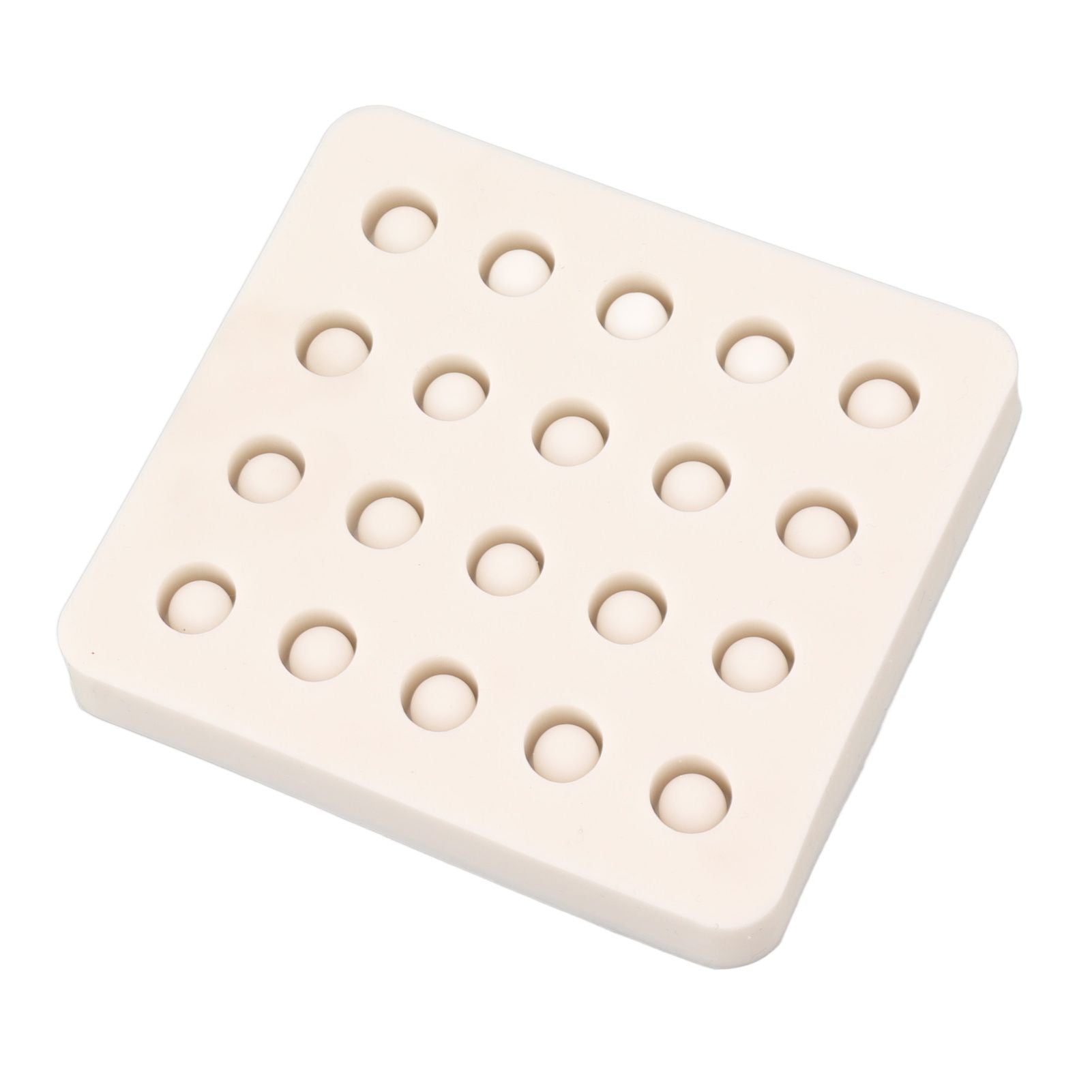 Queen Bee Rearing Mold Silicone 20 Cups Beeswax Mold Beekeeping Bee Cell Cup for Garden V1294-YM0521-3111230043511