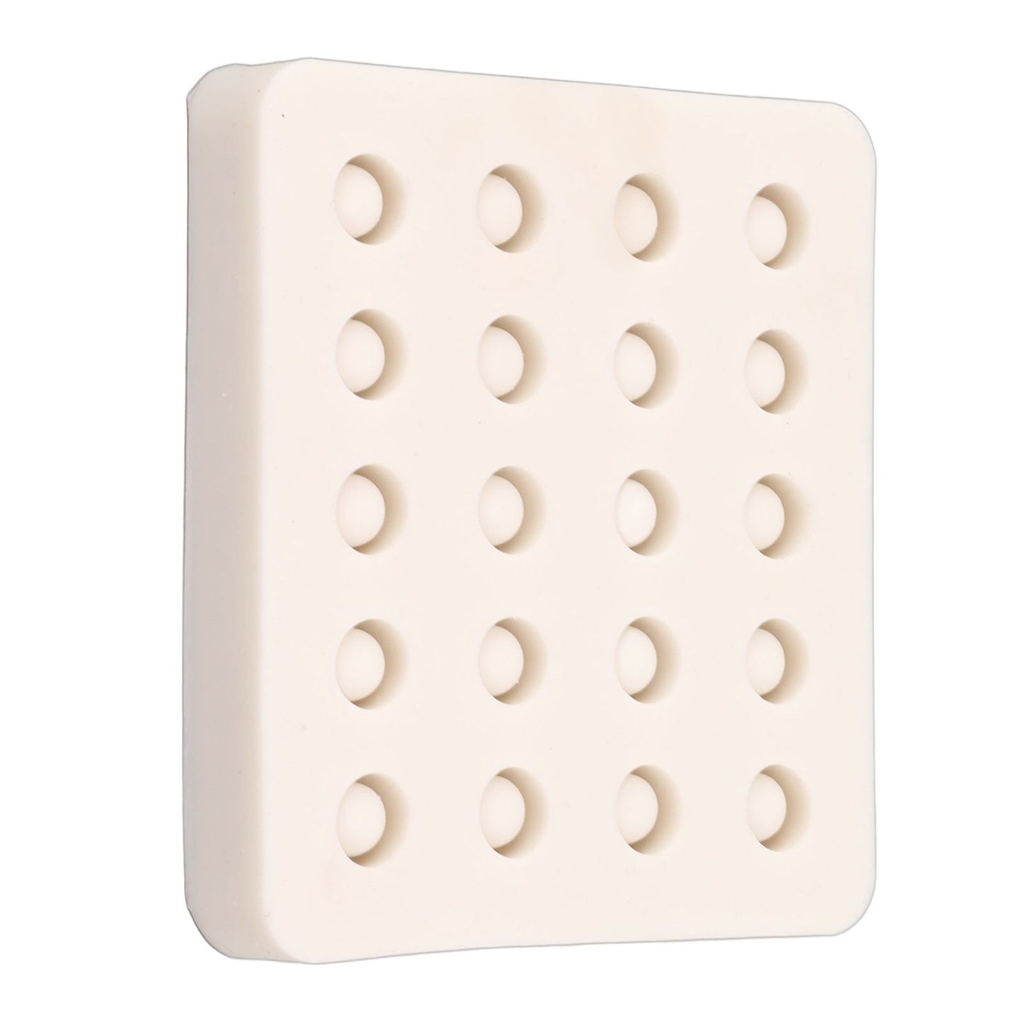 Queen Bee Rearing Mold Silicone 20 Cups Beeswax Mold Beekeeping Bee Cell Cup for Garden V1294-YM0521-3111230043511