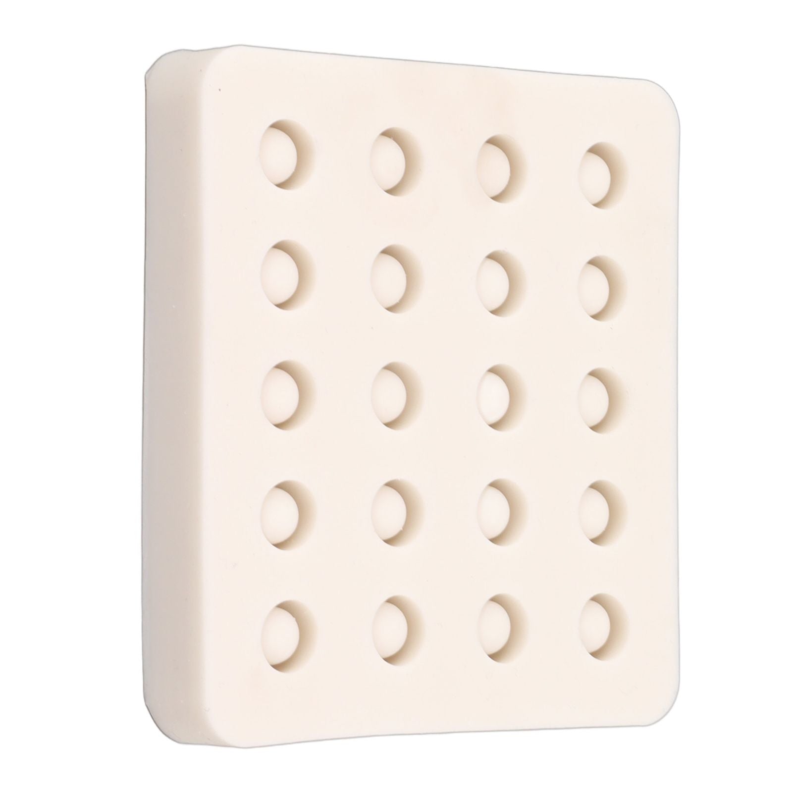 Queen Bee Rearing Mold Silicone 20 Cups Beeswax Mold Beekeeping Bee Cell Cup for Garden V1294-YM0521-3111230043511