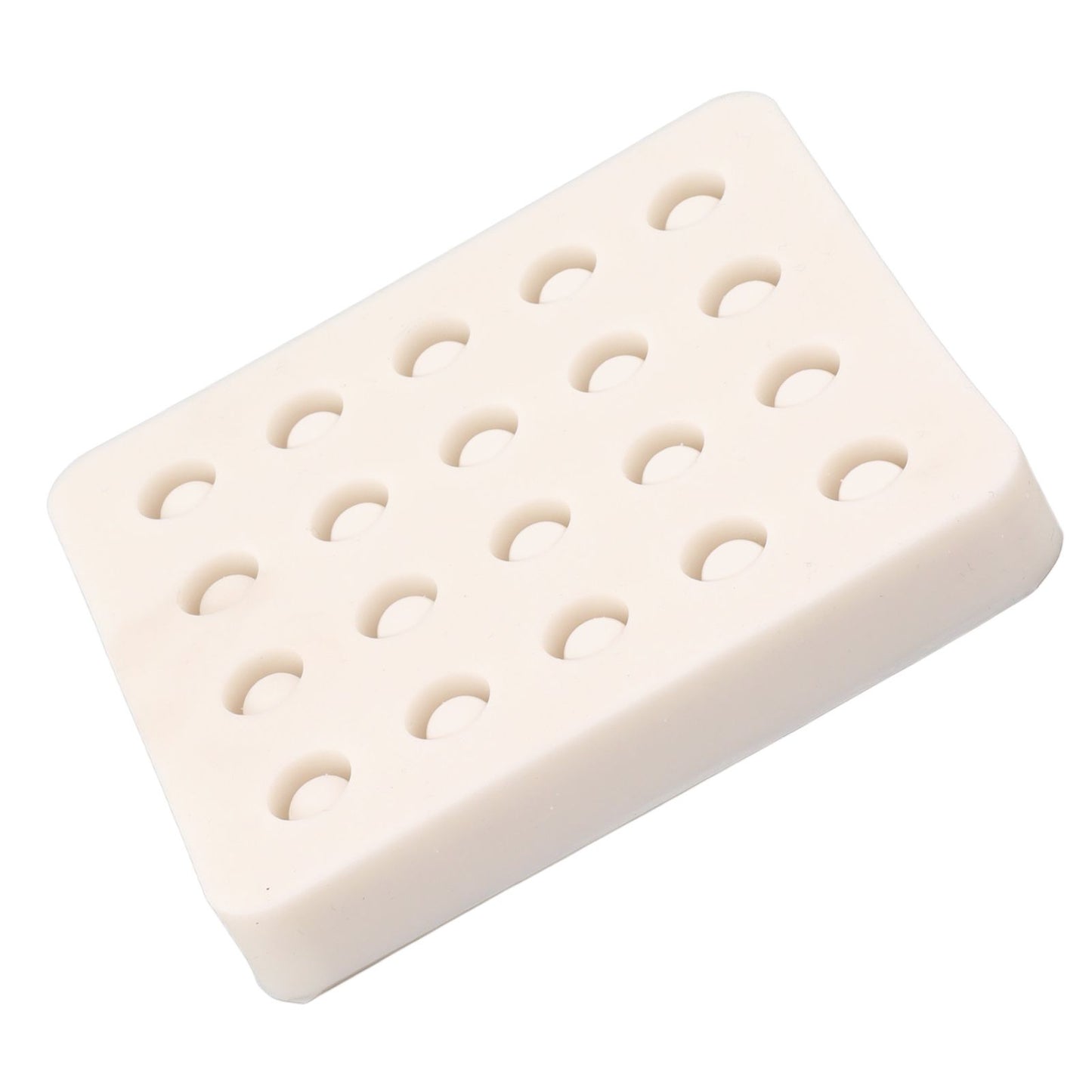 Queen Bee Rearing Mold Silicone 20 Cups Beeswax Mold Beekeeping Bee Cell Cup for Garden V1294-YM0521-3111230043511