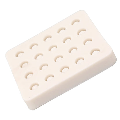Queen Bee Rearing Mold Silicone 20 Cups Beeswax Mold Beekeeping Bee Cell Cup for Garden V1294-YM0521-3111230043511