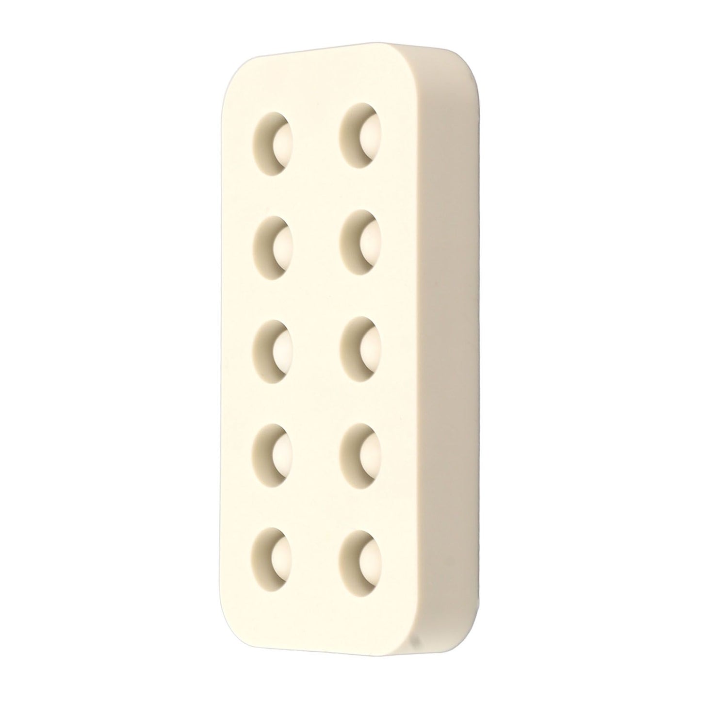 Wax Queen Grafting Cups Silicone Mold Beekeeping Beeswax Queen Cell Cups Making Mold 2 Rows 96x48x14mm V1294-YM0521-3111230043611