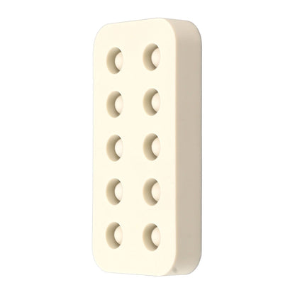 Wax Queen Grafting Cups Silicone Mold Beekeeping Beeswax Queen Cell Cups Making Mold 2 Rows 96x48x14mm V1294-YM0521-3111230043611