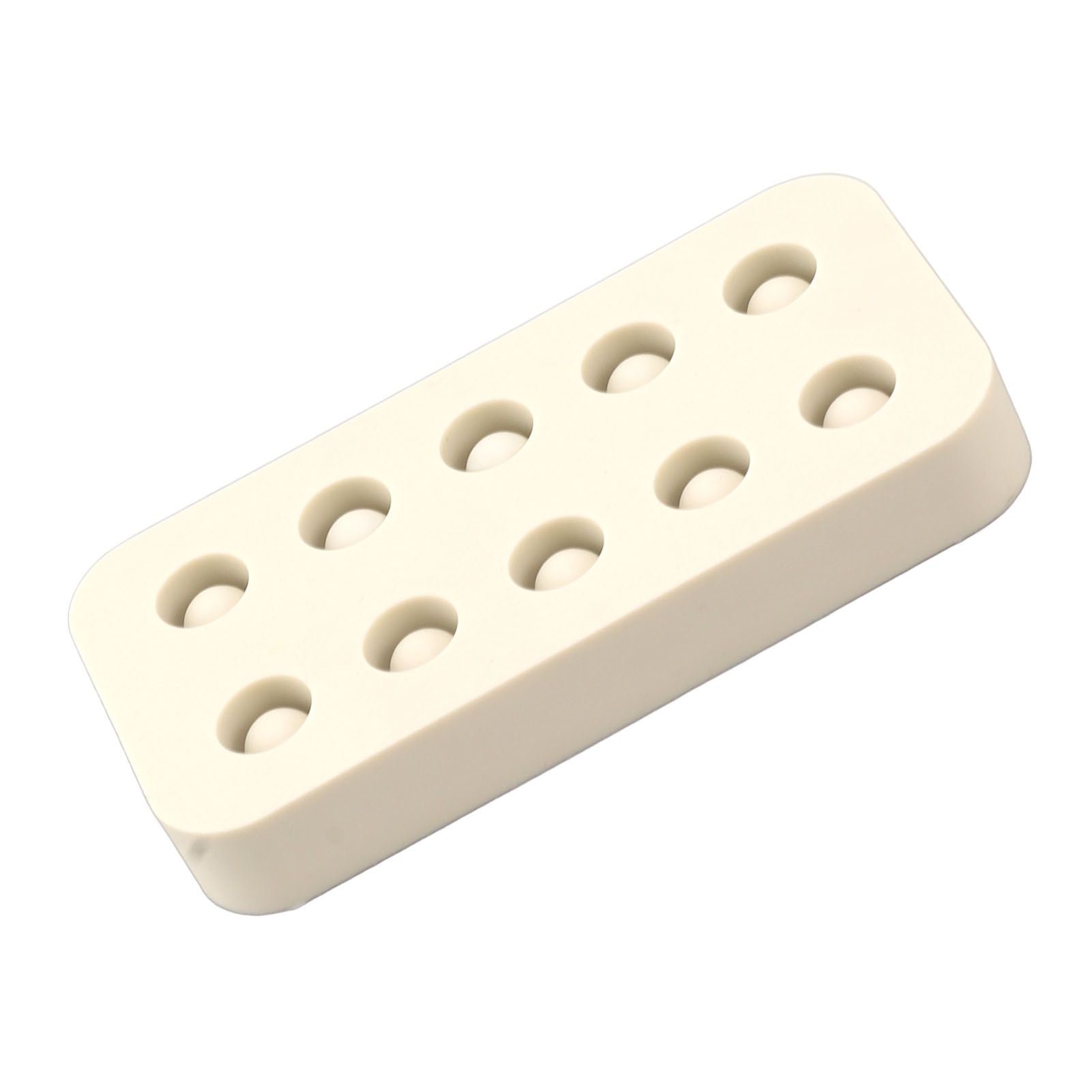 Wax Queen Grafting Cups Silicone Mold Beekeeping Beeswax Queen Cell Cups Making Mold 2 Rows 96x48x14mm V1294-YM0521-3111230043611