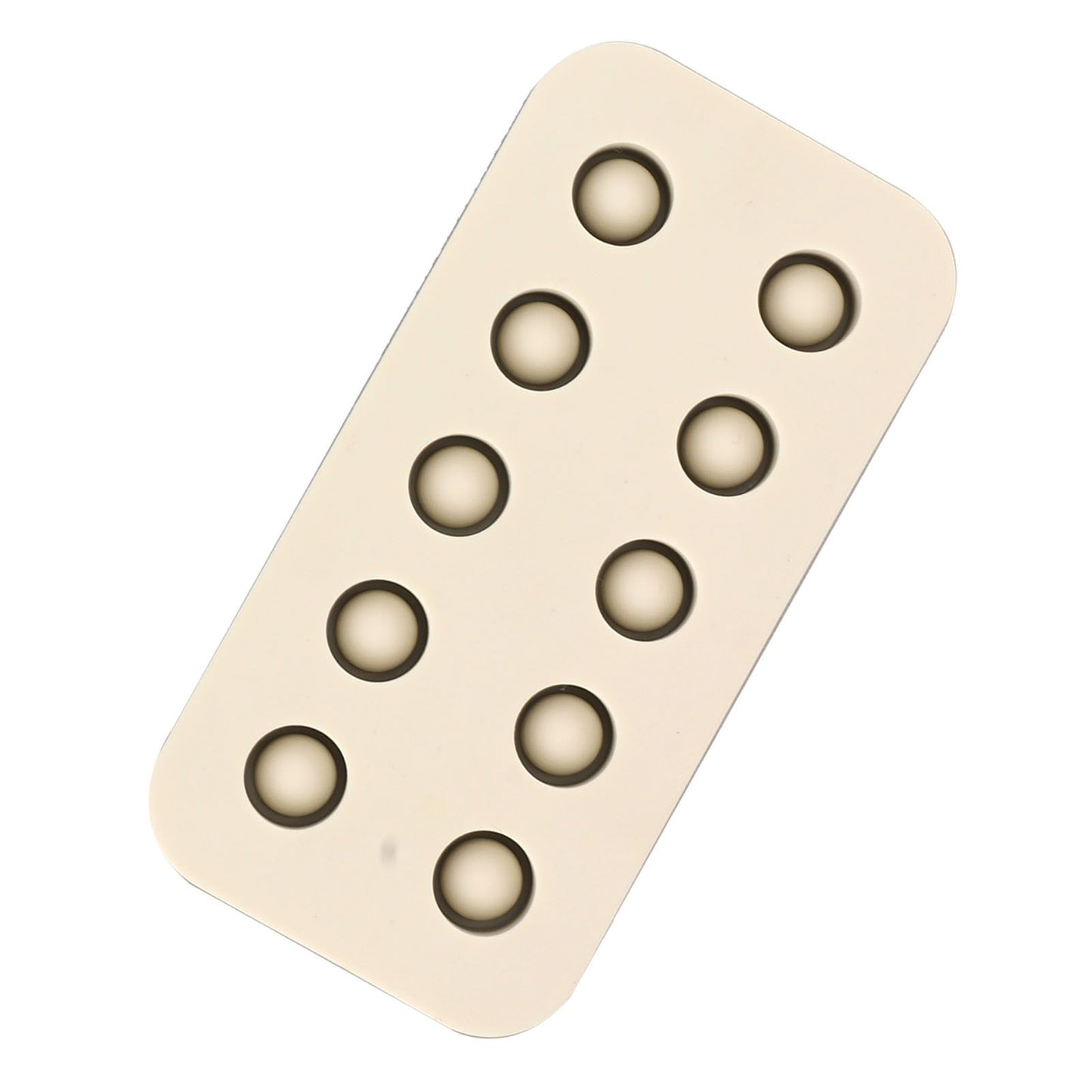 Wax Queen Grafting Cups Silicone Mold Beekeeping Beeswax Queen Cell Cups Making Mold 2 Rows 96x48x14mm V1294-YM0521-3111230043611