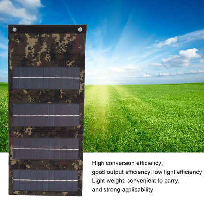 40W 4 Fold Solar Panel Charging Bag Folding Bag Foldable Monocrystalline Solar Panel Charger for Outdoor V1294-YM0521-3111230043812