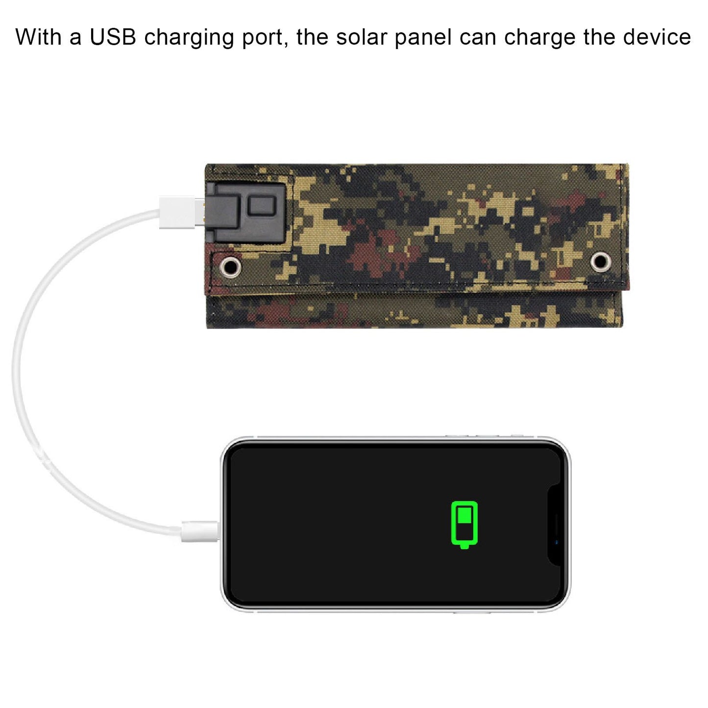 40W 4 Fold Solar Panel Charging Bag Folding Bag Foldable Monocrystalline Solar Panel Charger for Outdoor V1294-YM0521-3111230043812