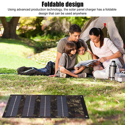 40W 4 Fold Solar Panel Charging Bag Folding Bag Foldable Monocrystalline Solar Panel Charger for Outdoor V1294-YM0521-3111230043812
