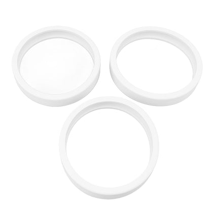 3PCS Pool Cleaner Tire C10 Pool Cleaner Rubber Tire Replacement for 180 280 360 380 White V1294-YM0521-3111230047111