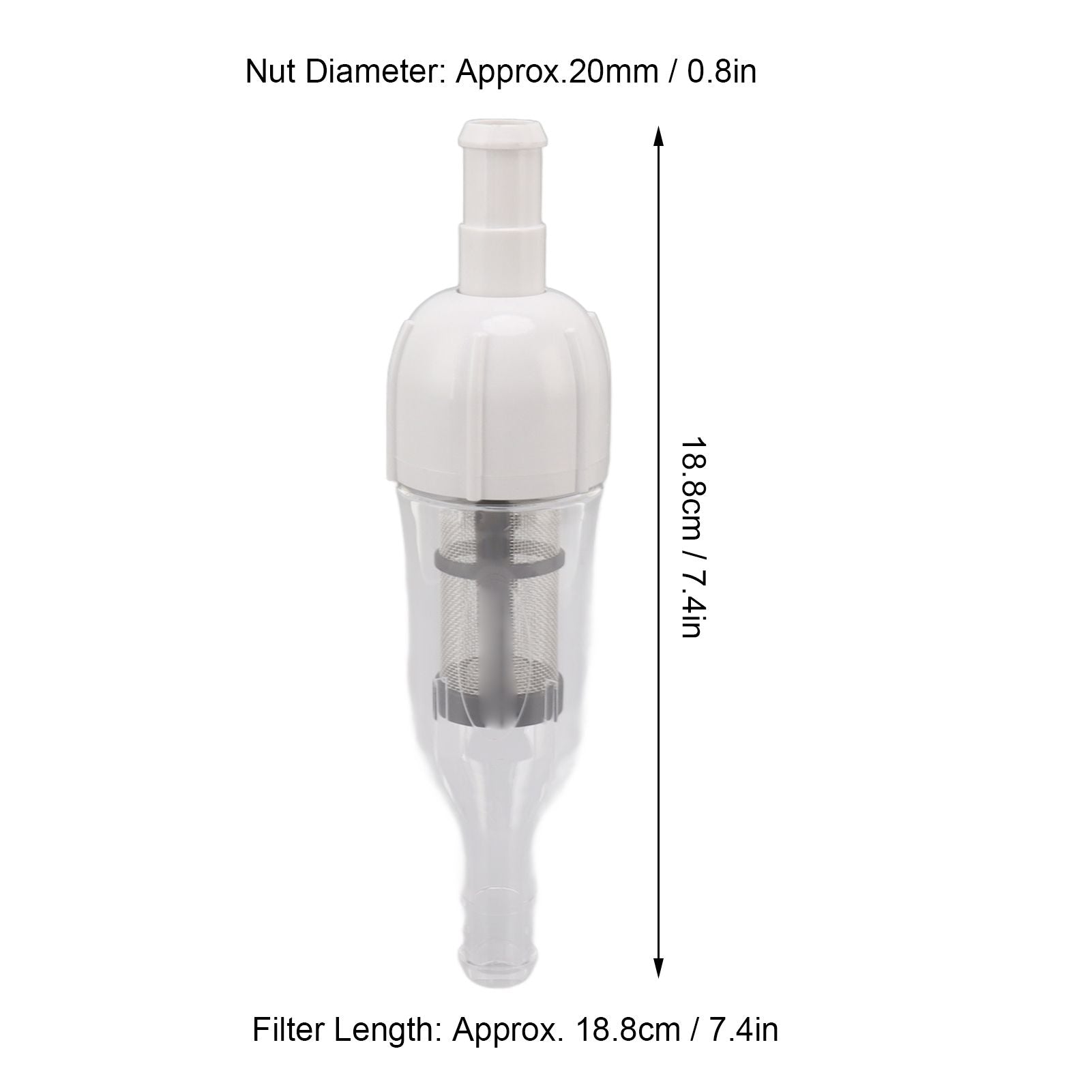 48 080 In Line Filter Assembly with D15 Pool Cleaner Hose Nut Pool Cleaner Replacement Parts V1294-YM0521-3111230047711