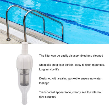 48 080 In Line Filter Assembly with D15 Pool Cleaner Hose Nut Pool Cleaner Replacement Parts V1294-YM0521-3111230047711