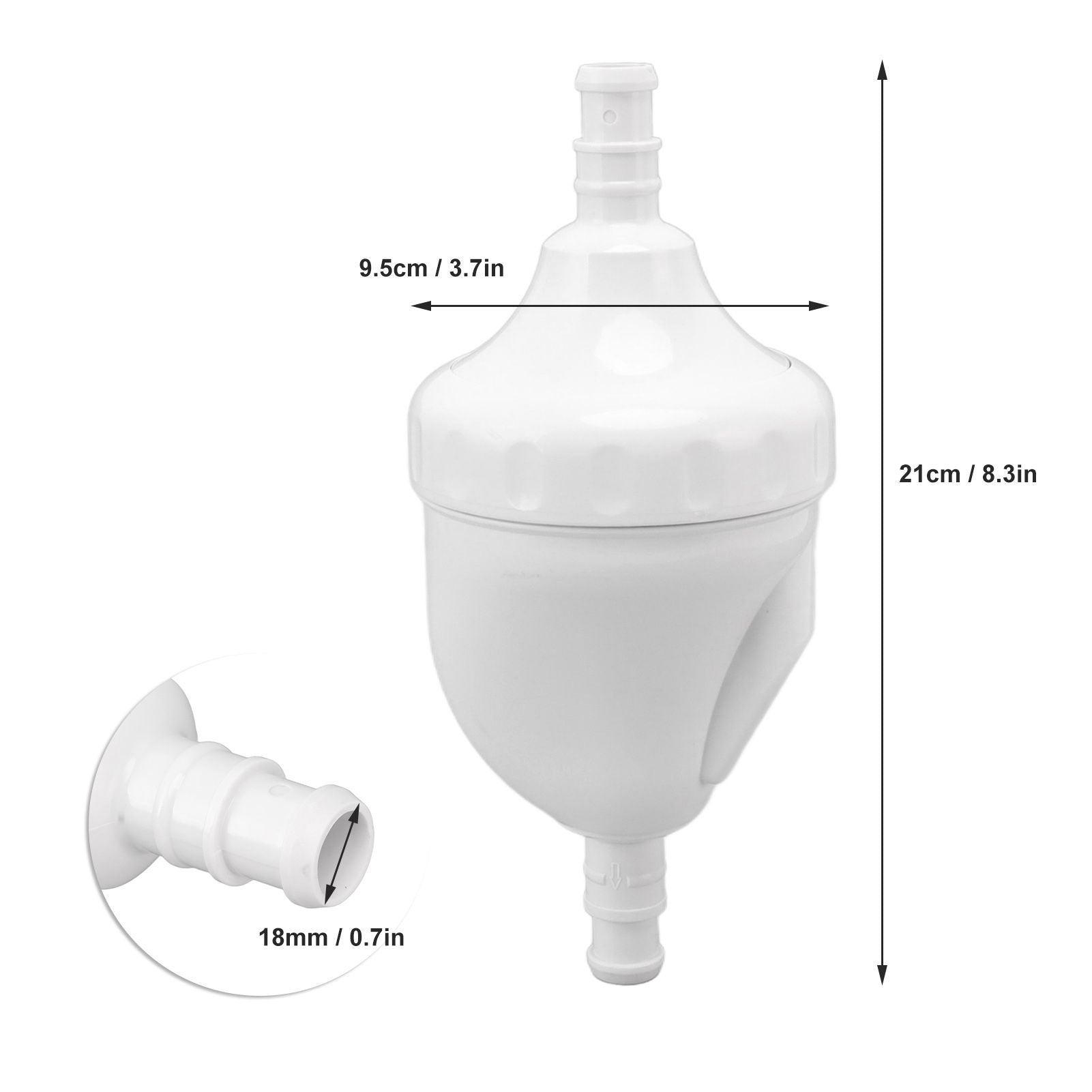 Backup Valve Replacement Plastic Pool Cleaner Accessory for Polaris 180 280 380 480 3900 V1294-YM0521-3111230048111