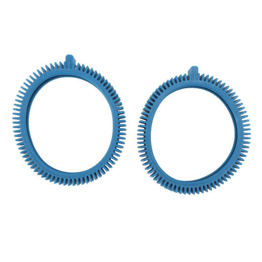 2Pcs 896584000 143 Blue Front Tire Kit with Super Hump for Pool Cleaner Replacement Parts V1294-YM0521-3111230049011
